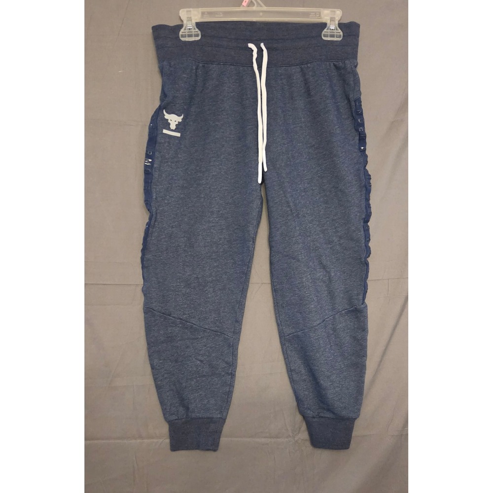 Under Armour Project Rock Loose Jogger Pants‎ Women's Size Small Blue